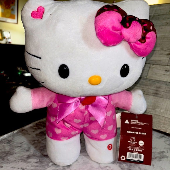 Hello Kitty Happy Shuffle Animated Plush Side Stepper Valentines 2024‎ WORKS! - Picture 1 of 5